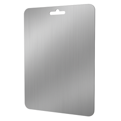 Cutting Board Double-Sided Stainless Steel Chopping Boards for Kitchen Camping 46x30cm