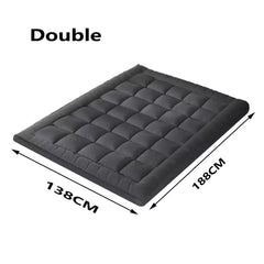 5CM Bedding Luxury Pillowtop Mattress Topper Mat Pad Antibacterial and dust mite-resistant Double:138*188cm