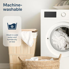 Luxury Mattress Topper Pillowtop Bedding Mat Pad Fitted Cover Underlay QUEEN