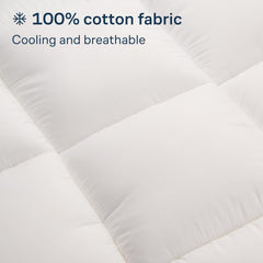 Luxury Mattress Topper Pillowtop Bedding Mat Pad Fitted Cover Underlay KING