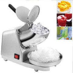 Upgraded Electric Ice Crusher Shaver Snow Cone Maker Commercial Machine2200r/m