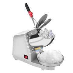 Upgraded Electric Ice Crusher Shaver Snow Cone Maker Commercial Machine2200r/m