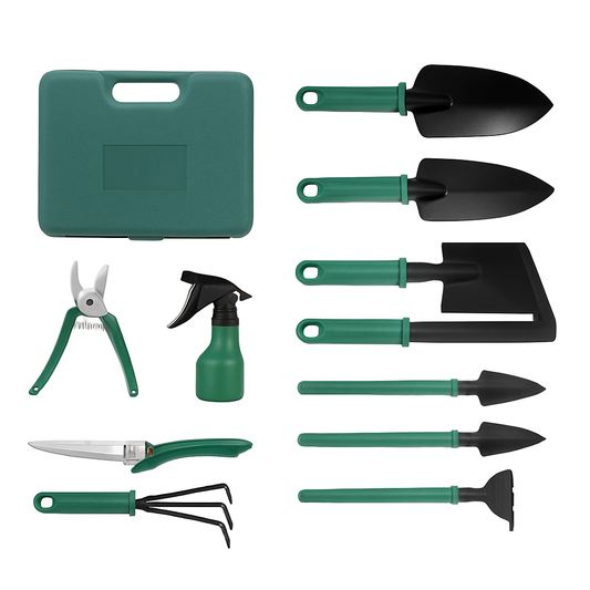Shovel Harrow Potted Flower Gardening Tools Gift Kit Glove Garden Tool 10Pcs/Set