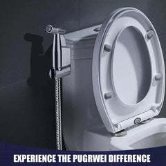 Stainless Steel Douche Bidet Toilet Spray Shower Shattaf Diverter Kit Handheld