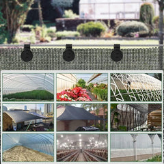 50PCS Shade Cloth Plastic Clips Heavy Duty Lock Sun Shade Cloth Net Greenhouse