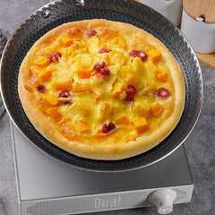 28cm Stainless Steel Crepe Pan Non-Stick Pan Honeycomb Coating Frying Pan Pizza6299