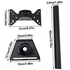 For Starlink Gen 3 Mount Mounting Kit Heavy Duty Roof &Wall 180° Adjustable Pole