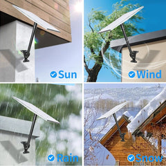 For Starlink Gen 3 Mount Mounting Kit Heavy Duty Roof &Wall 180° Adjustable Pole