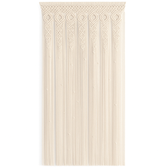 2m Heavy Duty Macrame Curtain Boho Woven Wall Hanging Window Doorway Wedding