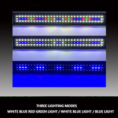 120 CM 150W 244LED Aquarium LED Lighting Marine Aqua Fish Tank Light NEW