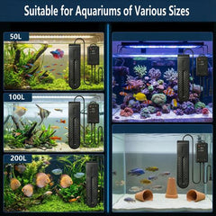 1200W Submersible Aquarium Thermostat LCD Digital Display Aqua Fish Tank Water Heater