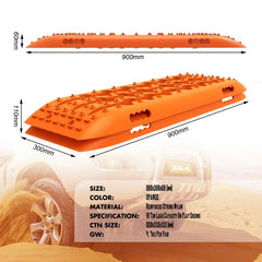 X-BULL 4WD Recovery tracks 10T 2 Pairs/ Sand tracks/ Mud tracks/ Mounting Bolts Pins Gen 2.0