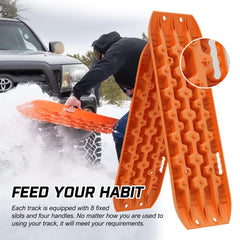 X-BULL Recovery tracks Boards 10T 2 Pairs Sand Mud Snow With Mounting Bolts pins