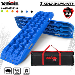 X-BULL Recovery tracks Mud Snow / Sand tracks / Grass 4X4 Caravan 2pcs 4WD Gen 3.0 - Blue