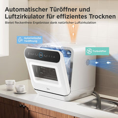 Midea 3rd Generation Bench Top Mini Dishwasher