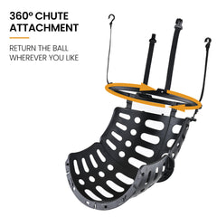 DR. DUNK Basketball Return System, with 360 Degree Universal Attachment