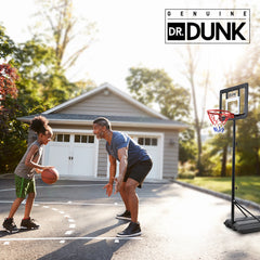 DR. DUNK Portable Kids Basketball Hoop Stand System, 1.15m to 1.60m Height Adjustable