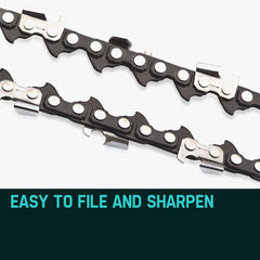 BAUMR-AG 2 x Chains for a 20" Bar Chainsaw, 76DL .325" Pitch .058" Gauge Low Kickback