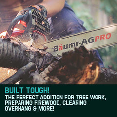 BAUMR-AG 2 x Chains for a 20" Bar Chainsaw, 76DL .325" Pitch .058" Gauge Low Kickback