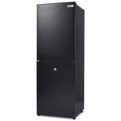 GECKO 160L Upright Portable Fridge / Freezer, 12V/24V for Motorhome, Tiny Home, Off-grid and Caravan, Black