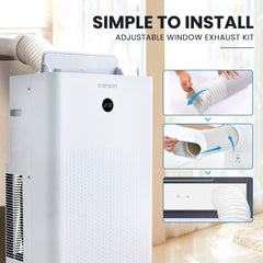 CARSON 3.5kW Portable Air Conditioner, with Dehumidifier Mode & Fan Cooler