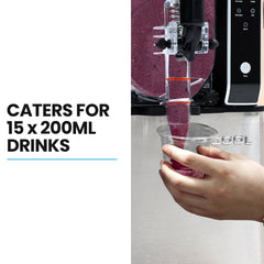 POLYCOOL 3L Single Tank Slushie Machine, Digital Control Slushy Maker