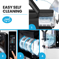 POLYCOOL 3L Single Tank Slushie Machine, Digital Control Slushy Maker