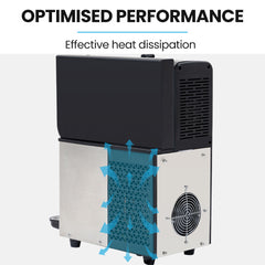 POLYCOOL 3L Single Tank Slushie Machine, Digital Control Slushy Maker