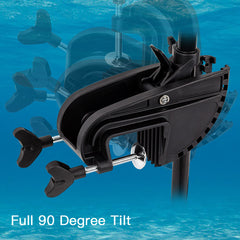 Striker 60LBS Electric Trolling Motor Inflatable Boat Fishing Marine Outboard Engine