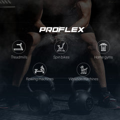 PROFLEX Multi-Station Home Gym Set with 98lbs Weight Plates- M8000