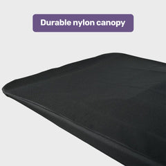 EQUIPMED Mobility Scooter & Power Wheelchair Shade Canopy Roof, 1-Inch Mount, 3 Height Settings, Black