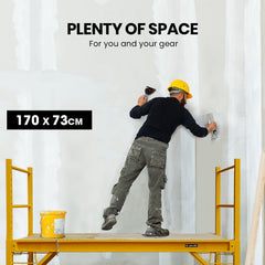 Baumr-AG 450kg Mobile Scaffold High Work Platform Scaffolding Portable