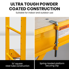 Baumr-AG 450kg Mobile Scaffold High Work Platform Scaffolding Portable