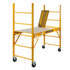Baumr-AG Adjustable Mobile Scaffolding, 450kg Capacity, with Trapdoor Hatch