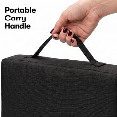 EQUIPMED Portable Padded Stadium Seat, Black
