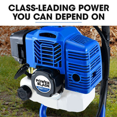 POWERBLADE PD950 52cc 2-Stroke Petrol Post Hole Digger, w/ 3 Auger bits, 600mm Extension Shaft