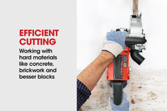 BAUMR-AG Wall Chaser and Vacuum Combo Dust Collector Concrete Chasing Machine