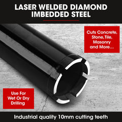 Baumr-AG Diamond Core Drill Bit 53mm Concrete Wet Dry Tile Stone Brick Marble