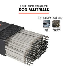 ROSSI 170Amp MIG ARC Stick Welder, with Carry Case & Accessories, 15A Plug