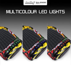BULLET SX-2000 Hoverboard Scooter, 500W Brushless, Superior Self Balancing System, UL Certified, LED Lights, Hip Hop Design
