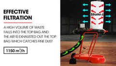 Baumr-AG Dust Collector Extraction Cyclone Woodworking Portable Catcher Workshop