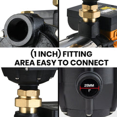 Protege Multi-stage Water Hi-pressure Pump with Auto-controller Home Garden Irrigation 4-Stage Electric