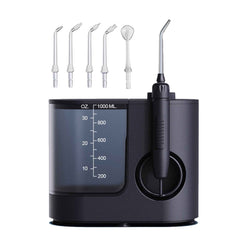 Orku 1000ml Water Flosser Electric Oral Irrigator - Stepless Pressure Black