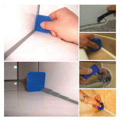 12 Piece Plastic Sealant Scraper Tools Finishing Grout Silicone Caulking Remover