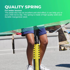 Social Hike Yellow Pogo Stick - Kids Jumping Jackhammer Exercise Hopper Toy