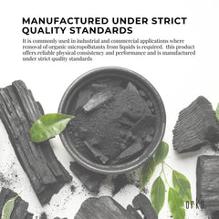 Orku 2.3Kg Activated Carbon Powder Coconut Charcoal Bucket - Water Filtration