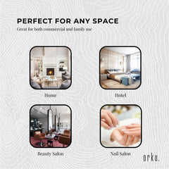 Orku 8L White Electric Towel Warmer UV Steriliser Cabinet Salon Heat Sanitiser