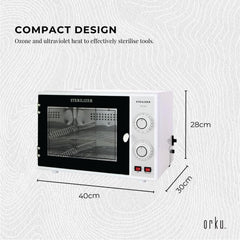 Orku 20L UV Disinfection Cabinet for Salon Beauty Nail Tool Storage