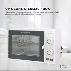 Orku 20L UV Disinfection Cabinet for Salon Beauty Nail Tool Storage