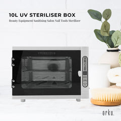 Orku 10L UV Disinfection Cabinet for Salon Beauty Nail Tool Storage